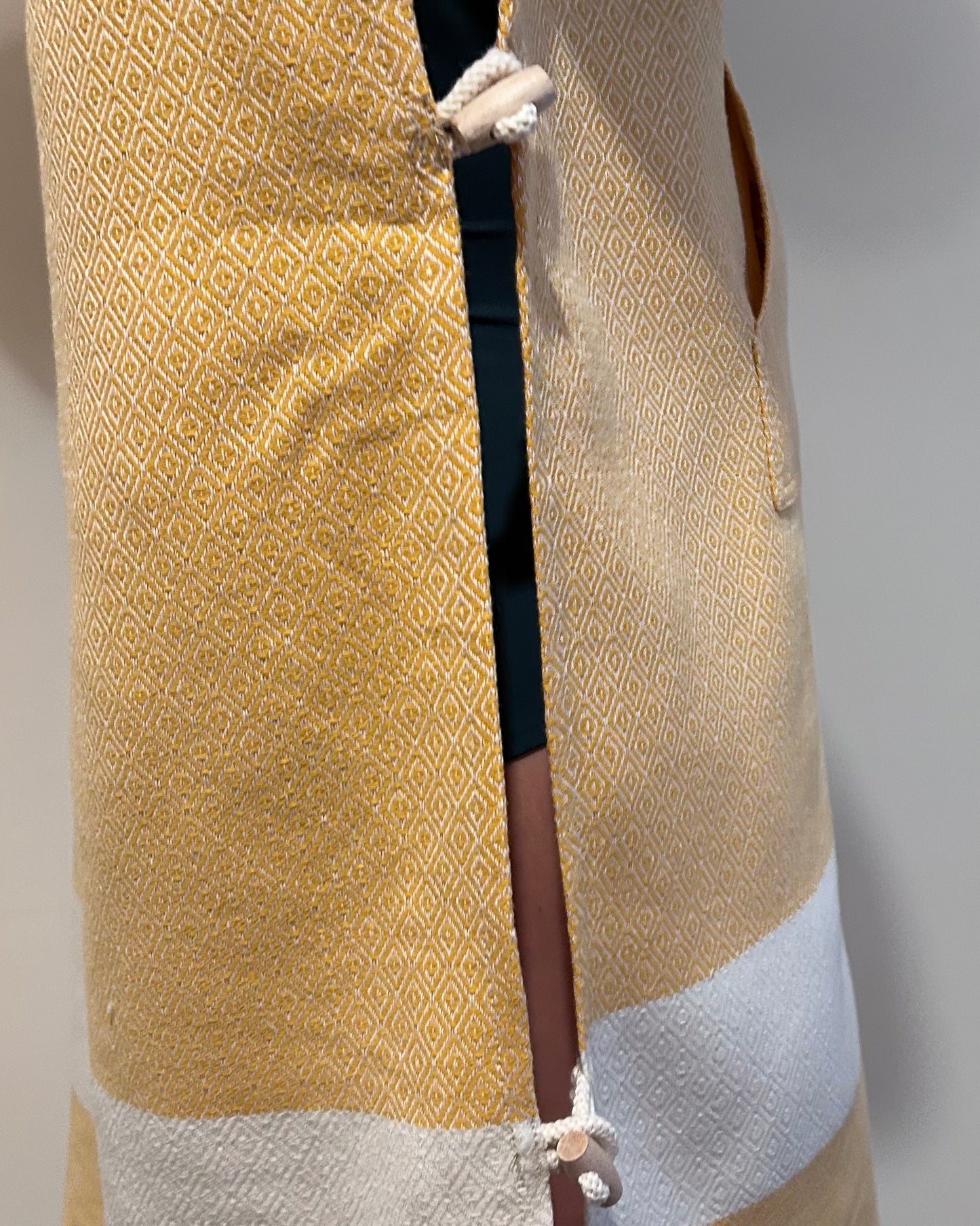 Poncho Diamant Jaune