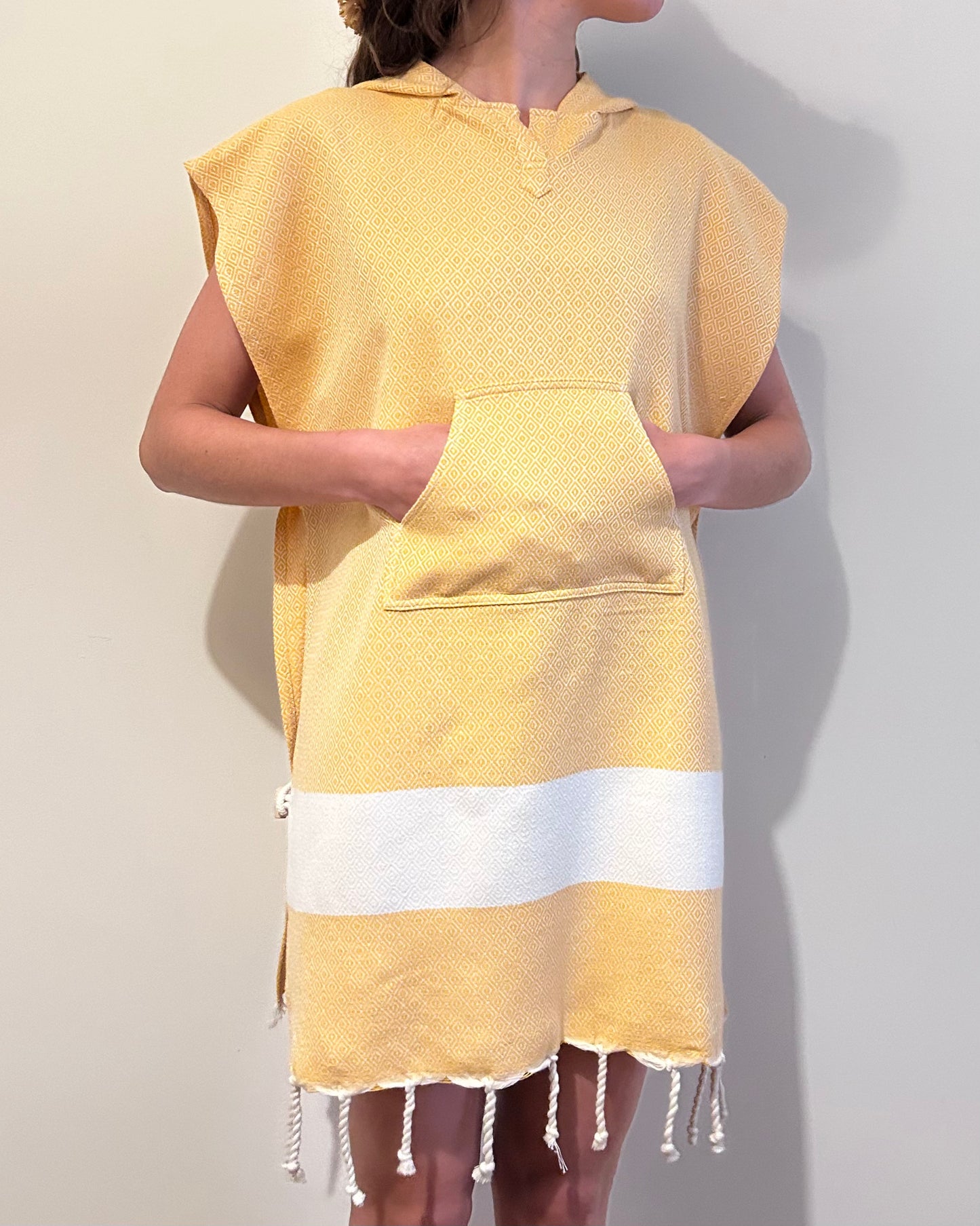 Poncho Diamant Jaune