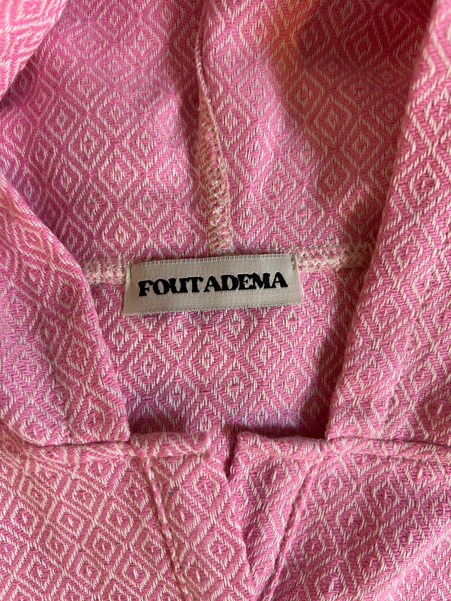 Poncho Diamant Rose Bonbon